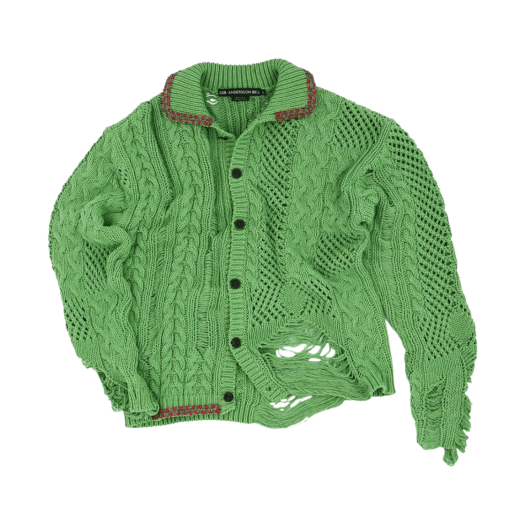 KM4BKNCAD05GN [KREAM 단독] ADSB Andersson Bell Sauvage Cotton Cardigan Green