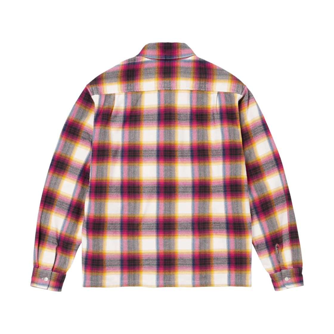슈프림 쉐도우 플레이드 플란넬 집업 셔츠 화이트 - 24SS(Supreme Shadow Plaid Flannel Zip Up Shirt White - 24SS) - 2