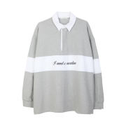 Broken Beat Pk Collar Shirt Grey