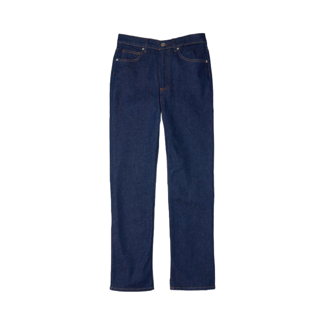 (W) 라코스테 하이웨이스트 스트레치 데님 진 블루((W) Lacoste High-Waisted Stretch Denim Jeans Blue)