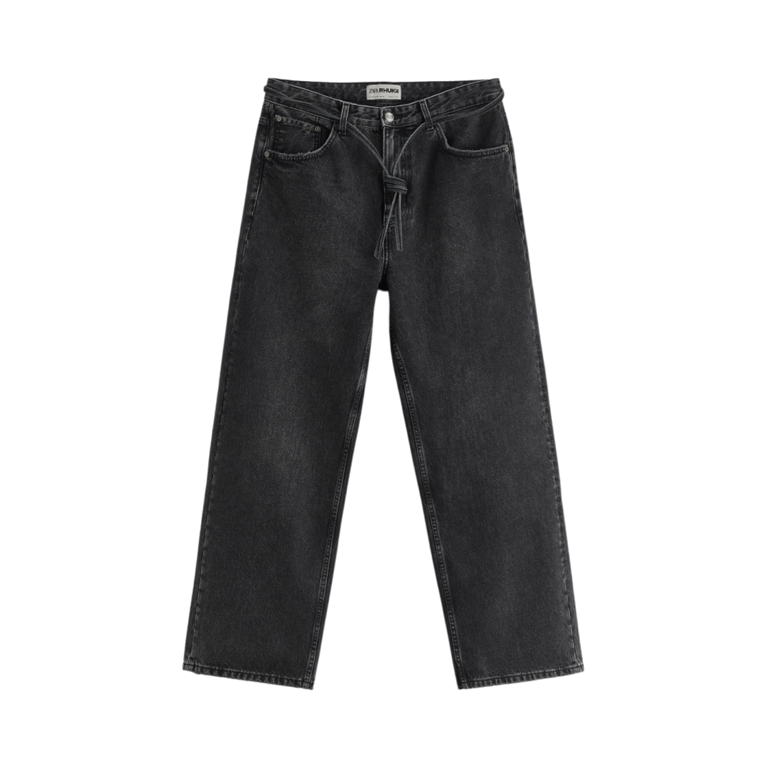 자라 x 루이지 와이드 핏 진 블랙(Zara x Rhuigi Wide Fit Jeans Black)
