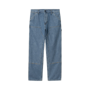 Carhartt WIP Fairfield Denim Double Knee Pants Blue Heavy Stone Wash