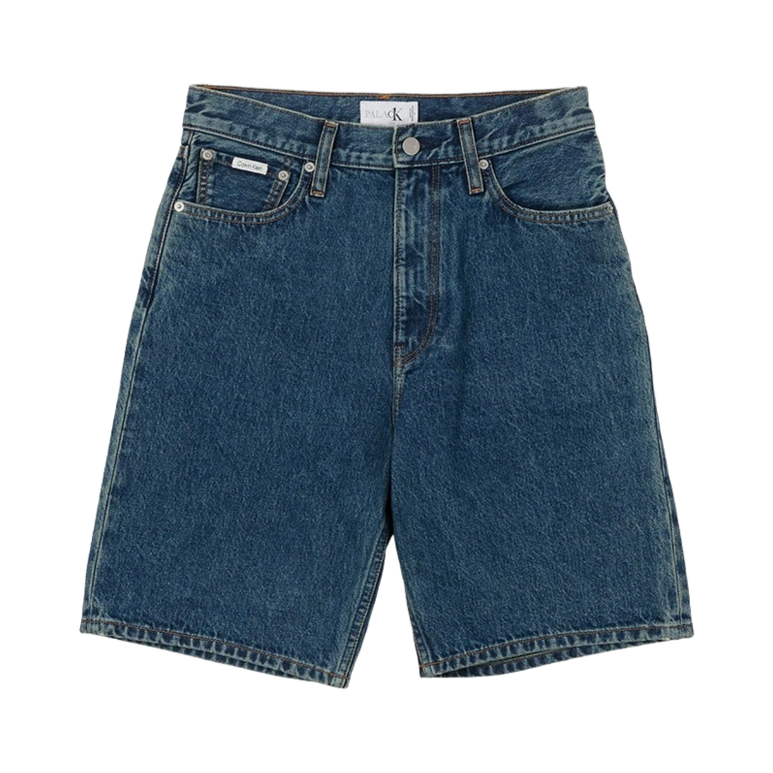팔라스 x CK1 배기 쇼츠 틴트드 샌드스톤 인디고 - 22SS(Palace x CK1 Baggy Shorts Tinted Sandstone Indigo - 22SS)