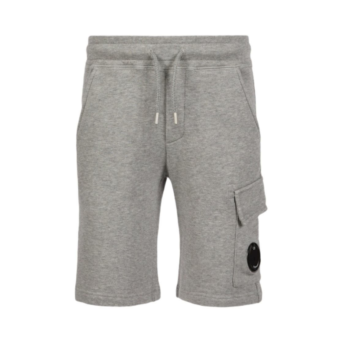 (키즈) C.P. 컴퍼니 U16 베이직 플리스 카고 쇼츠 그레이 멜란지 - 23SS((Kids) C.P. Company U16 Basic Fleece Cargo Shorts Grey Melange - 23SS) - 1