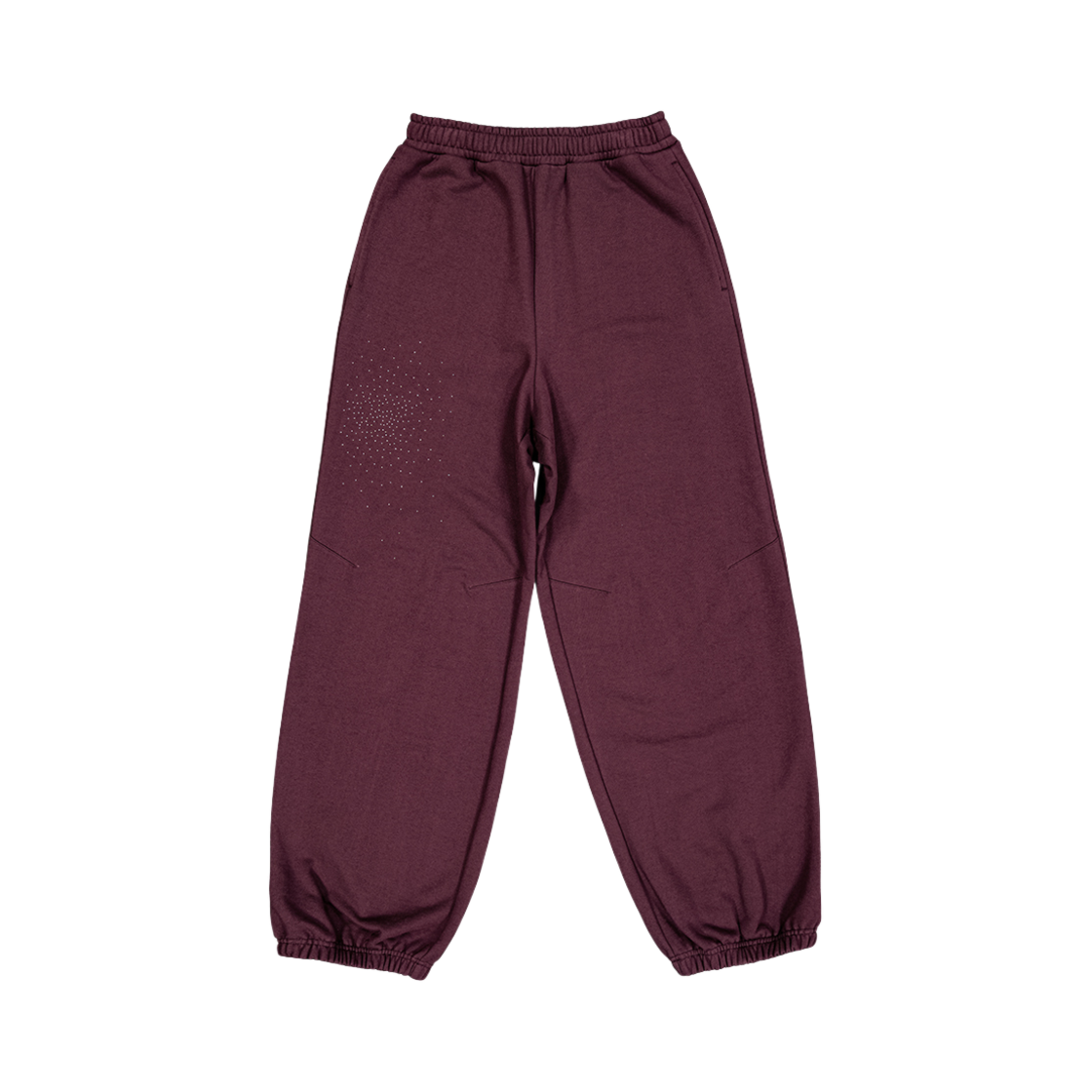 WL243JLP01UWIN MELLOW Rhinestone Mellow Balloon Pants Wine