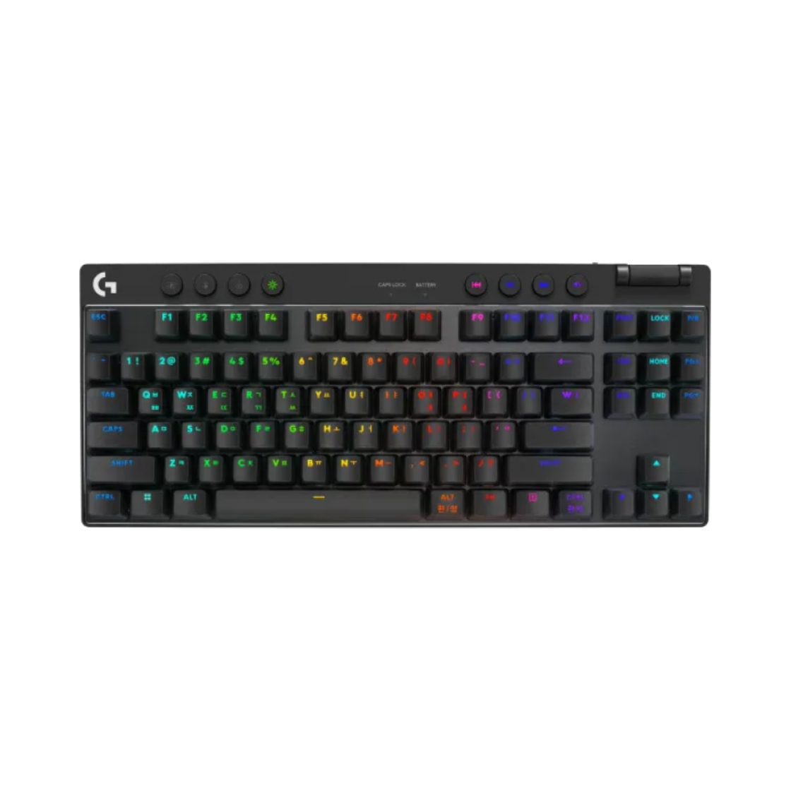 로지텍 G 프로 X TKL 라이트스피드 게이밍 키보드 블랙 (국내 정식 발매 제품)(Logitech G Pro X TKL Lightspeed Gaming Keyboard Black (Korean Ver.))