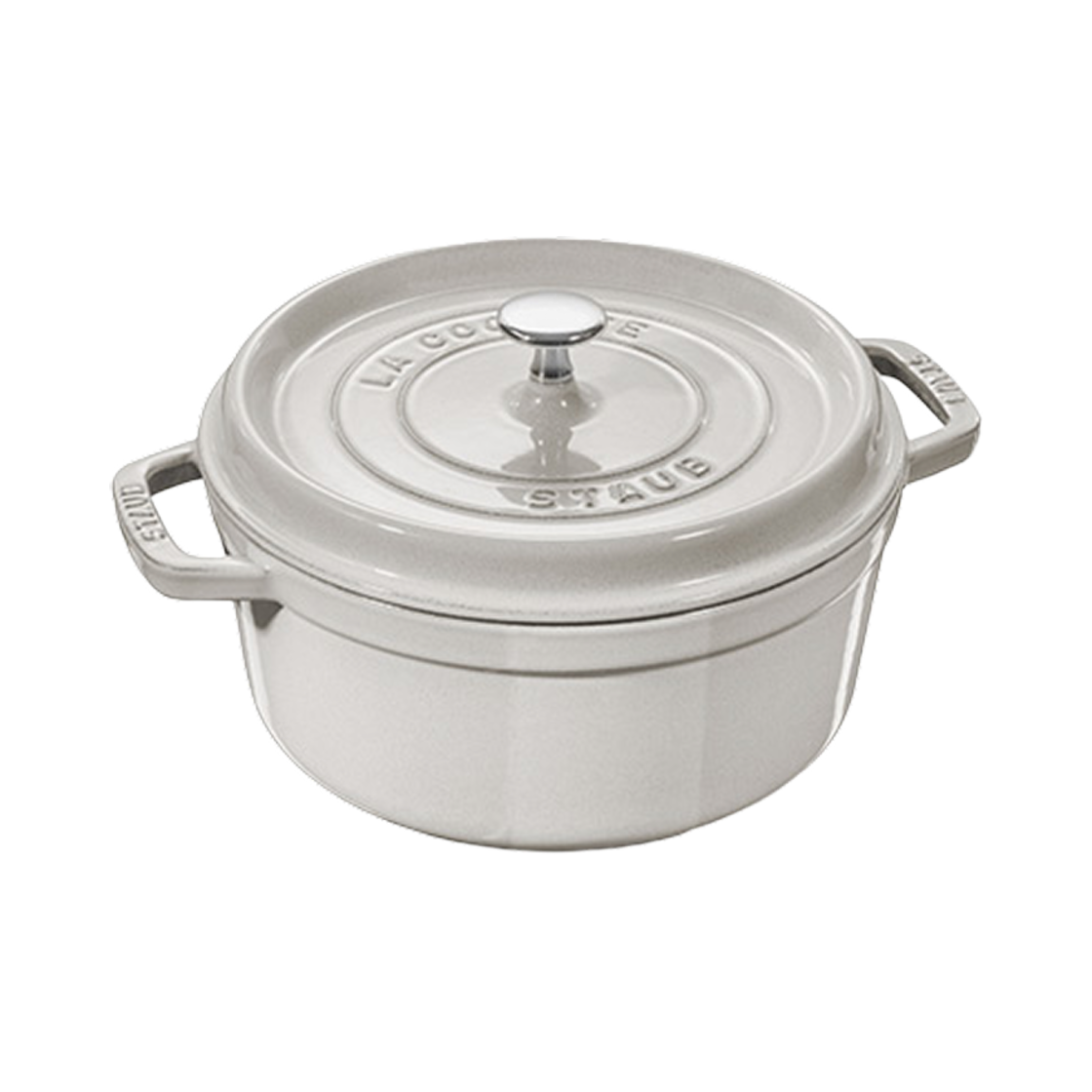 스타우브 원형 꼬꼬떼 1.25 qt 화이트 트러플(Staub Round Cocotte 1.25 qt White Truffle)