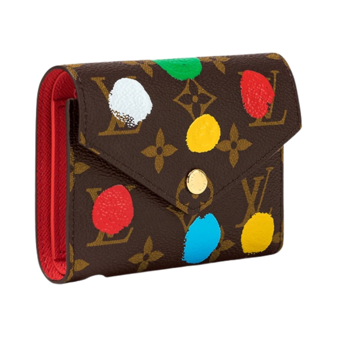 루이비통 x 야요이 쿠사마 빅토린 월렛 닷 프린트 모노그램(Louis Vuitton x YK Victorine Wallet Dots Print Monogram) - 2