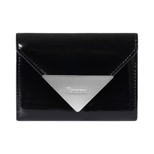 FNSWT01TKF Fennec Lacquer Triangle Wallet Matt Black