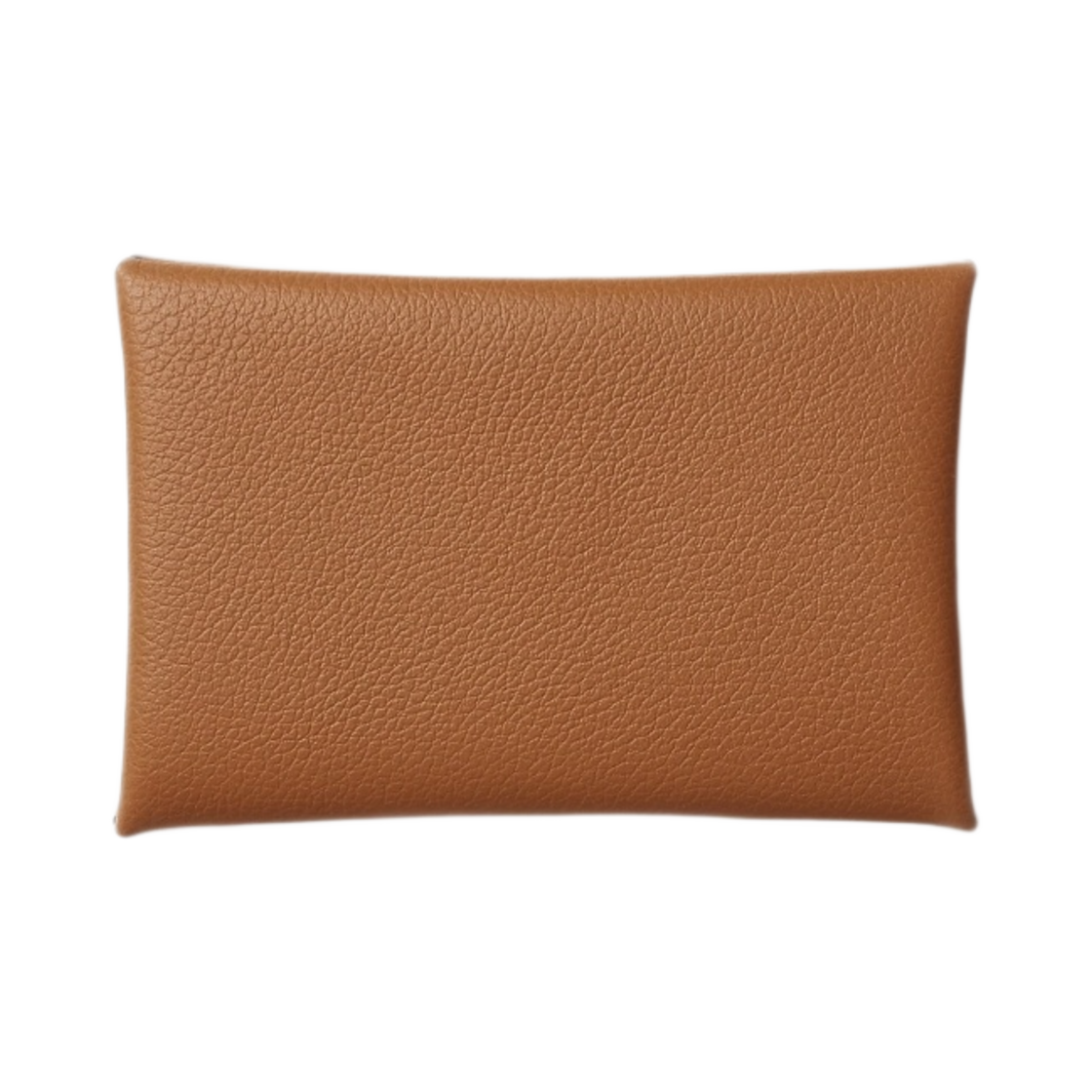 H064954CK37 Hermes Calvi Card Holder Evercolor & Palladium Gold