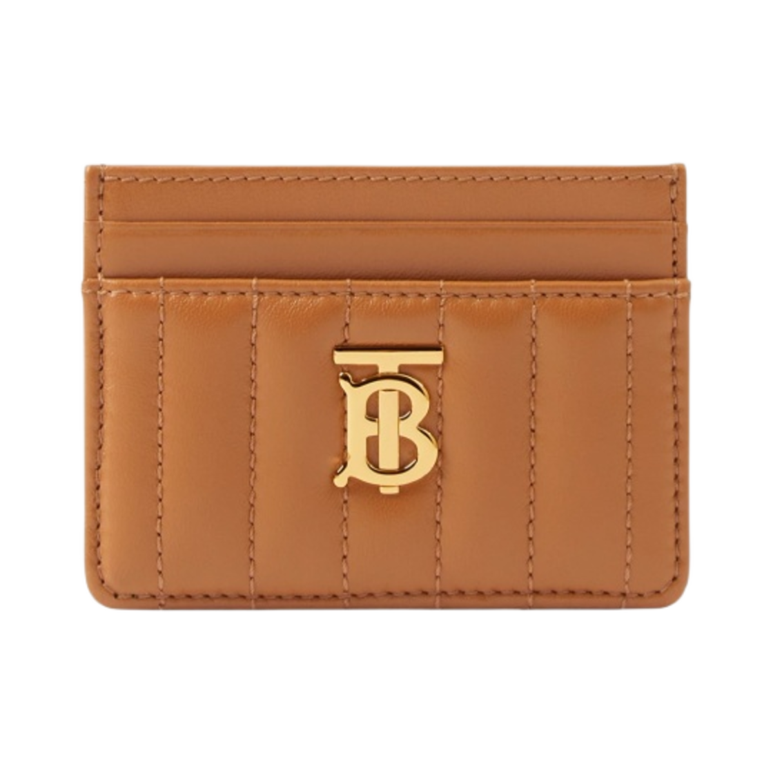 8062378 Burberry Quilted Leather Lola Card Case Marple Brwon