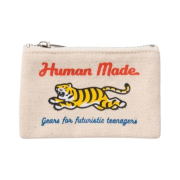 Human Made Tiger Card Case White