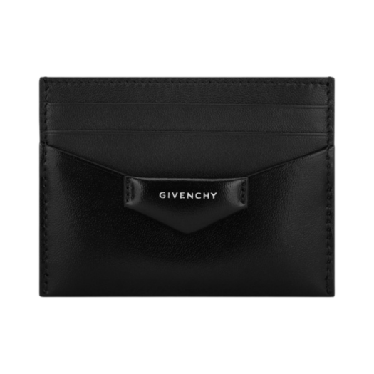 BB60KCB00D-001 Givenchy Antigona Card Holder in Box Leather Black