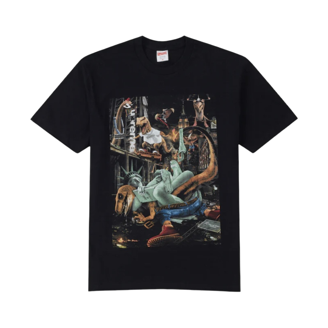 슈프림 티렉스 티셔츠 블랙 - 23SS