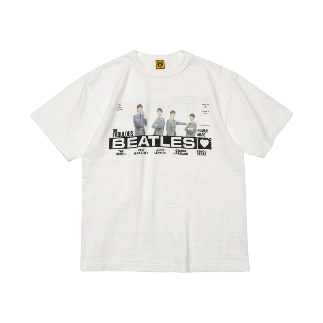 휴먼 메이드 비틀즈 티셔츠 화이트(Human Made Beatles T-Shirt White) - 1