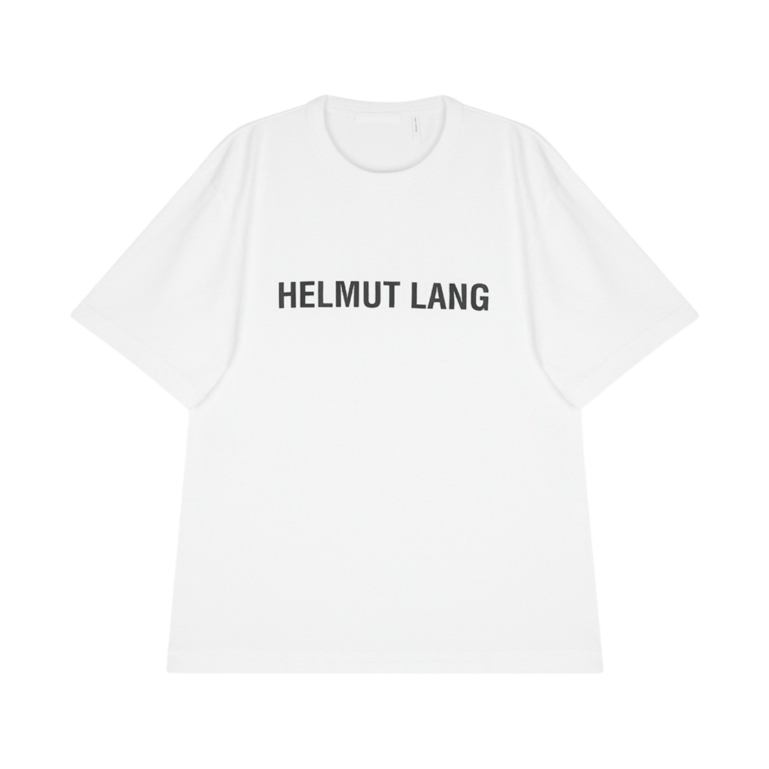 헬무트 랭 코어 로고 티셔츠 화이트