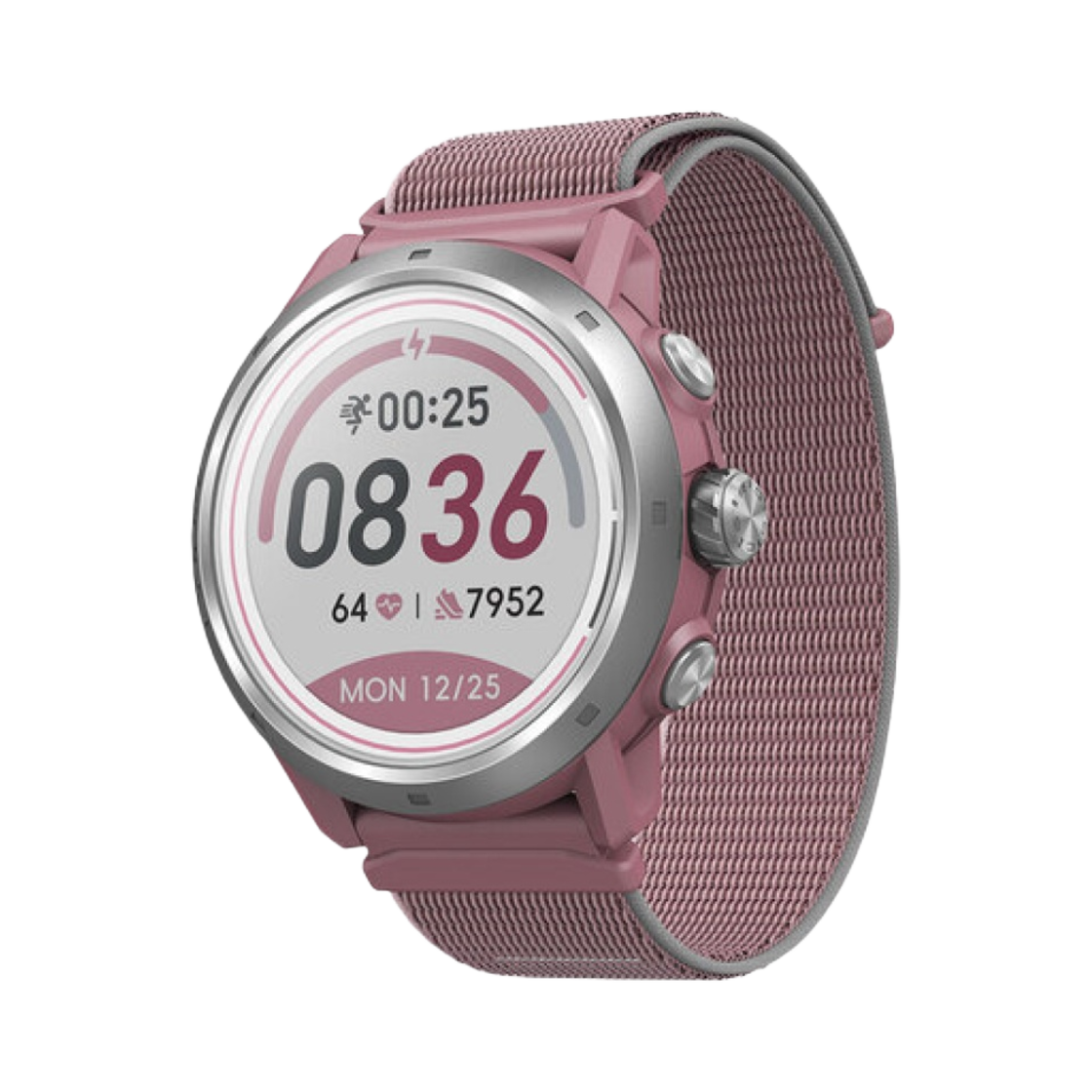 코로스 아펙스 2 프로 GPS 아웃도어 워치 나일론 밴드 더스티 핑크 (국내 정식 발매 제품)(Coros Apex 2 Pro GPS Outdoor Watch Nylon Band Dusty Pink (Korean Ver.))