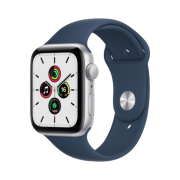 Apple Watch SE 40mm GPS Silver Aluminum Case with Sport Band Abyss Blue (Korean Ver.)