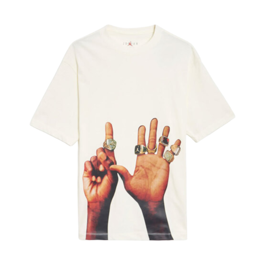 HJ2322-133 Jordan Flight MVP Rings T-Shirt Sail Black - Asia