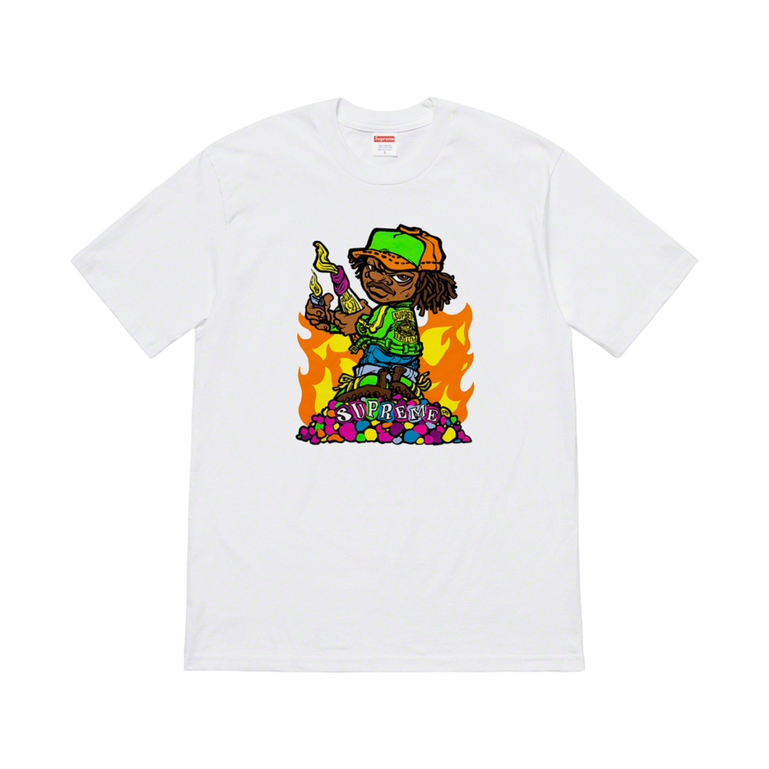 - Supreme Molotov Kid T-Shirt White - 19SS