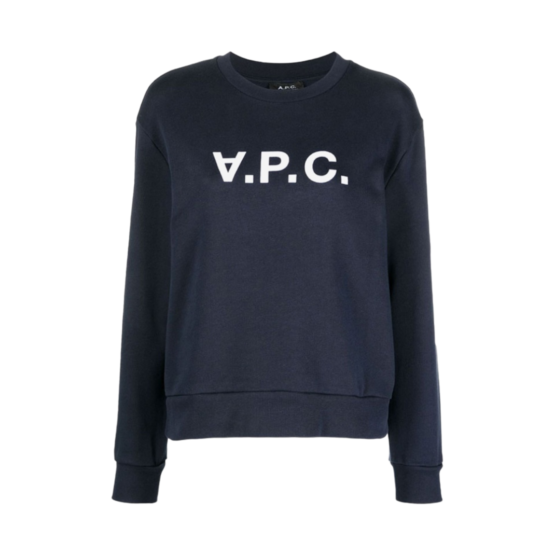 (W) 아페쎄 엘리사 스웨트셔츠 다크 네이비 블루((W) A.P.C. Elisa Sweatshirt Dark Navy Blue) - 1
