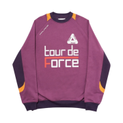 Palace Tour de Force Crew Purple - 19FW