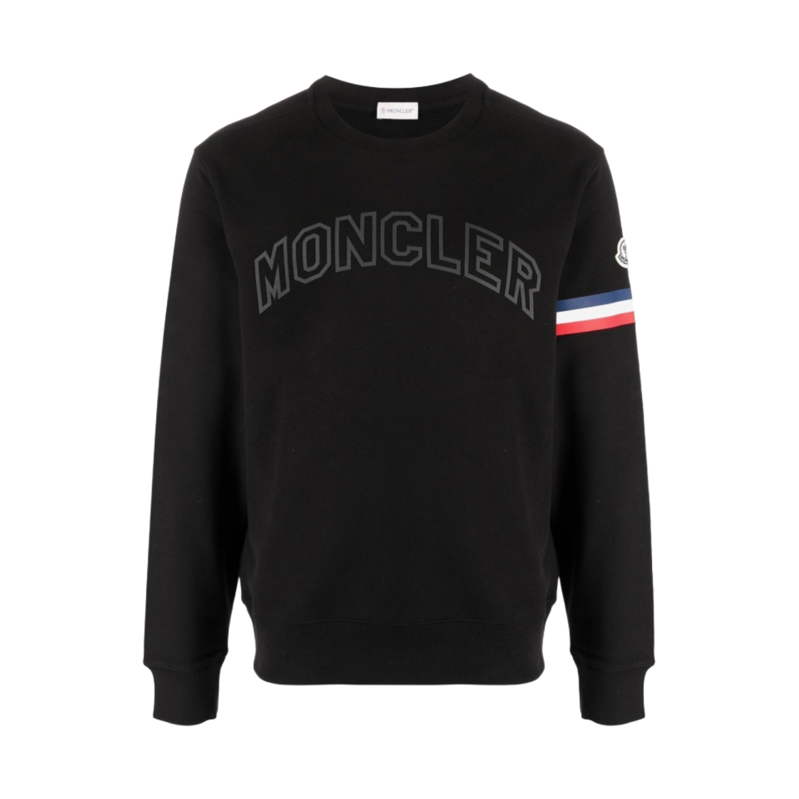 몽클레르 로고 스웨트셔츠 블랙 - 23SS(Moncler Logo Sweatshirt Black - 23SS) - 1