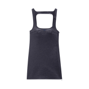 (W) Courreges Robe Trapeze Vinyle Reedition Navy