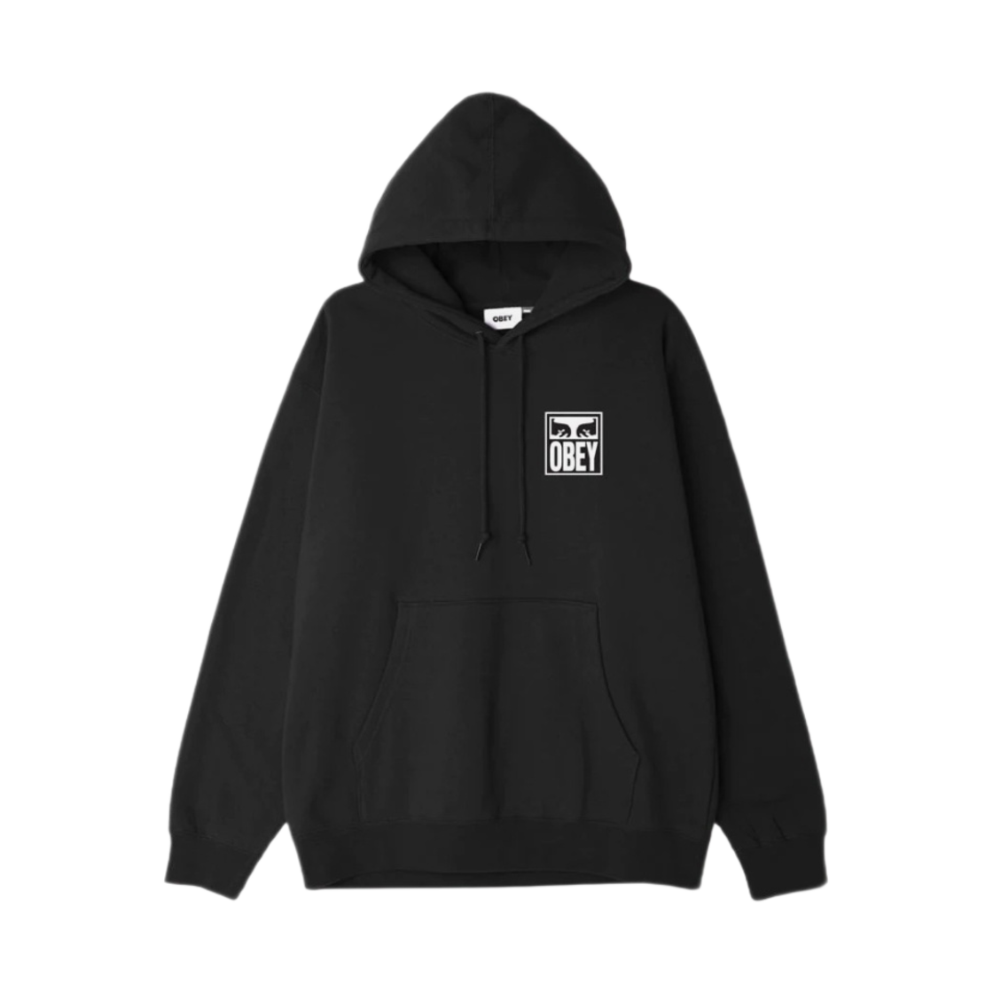오베이 아이즈 아이콘 후드 블랙(Obey Eyes Icon Hood Black)