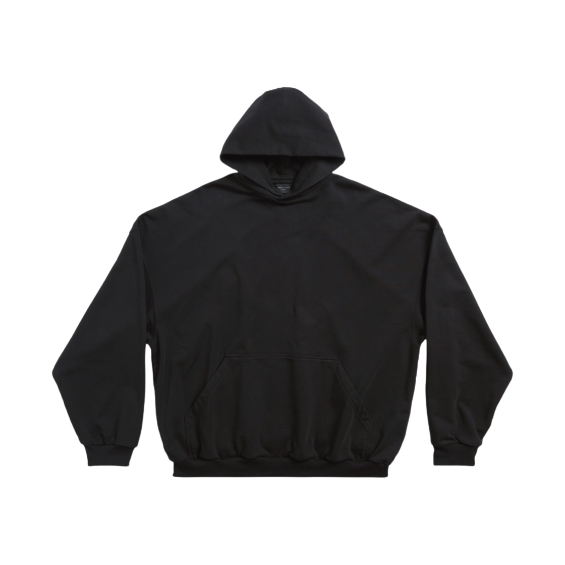발렌시아가 BB 파리 스트라스 후드 라지 핏 블랙 페이디드(Balenciaga BB Paris Strass Hoodie Large Fit Black Faded) - 2