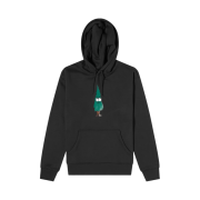 Nike SB Cartoon Printing Fleece Hoodie Black - Asia