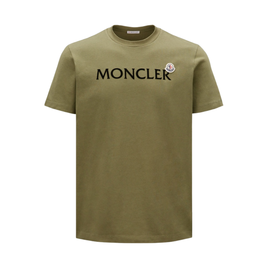 I1-091-8C00064-8390T-875 Moncler T-Shirt With Graphic Olive Green - 23SS