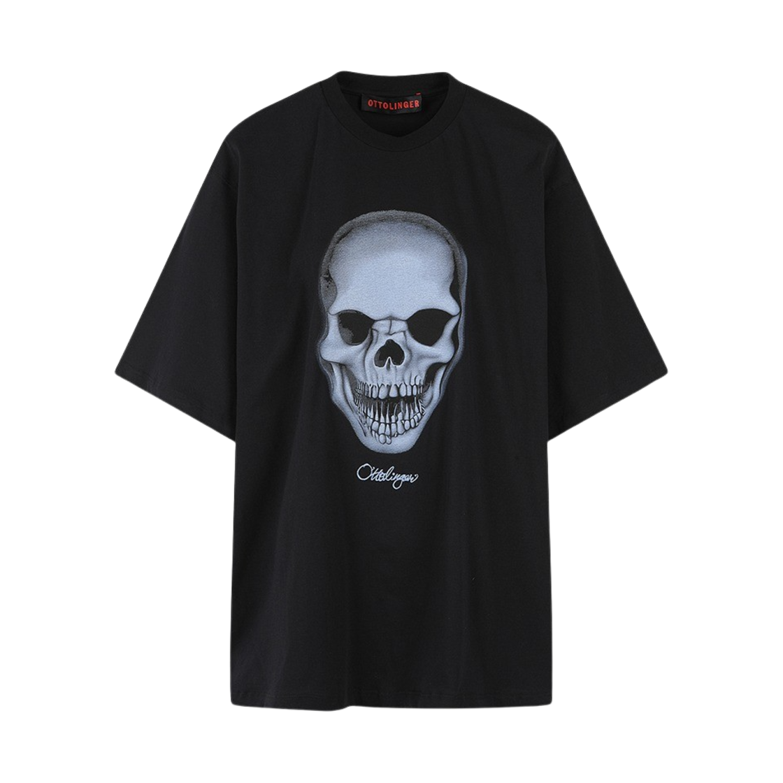 오토링거 우먼 클래식 로고 티셔츠 블랙(Ottolinger Women Classic Logo T-Shirt Black)