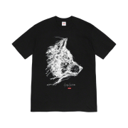 Supreme x Yohji Yamamoto Scribble Wolf T-Shirt Black - 20FW