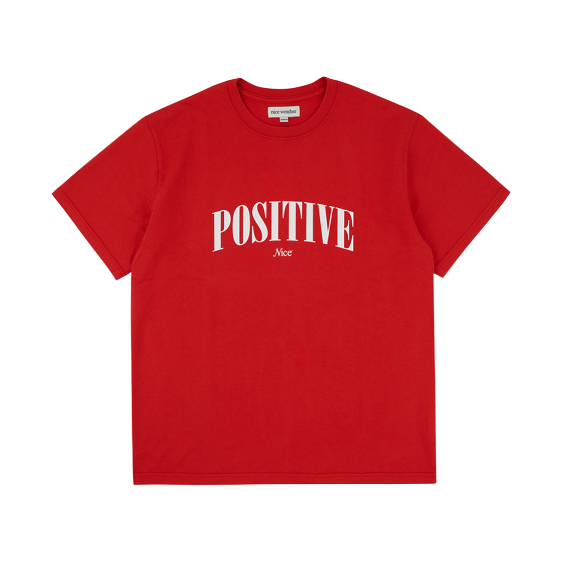 S34747 Nice Weather Apparel Positive T-Shirtred