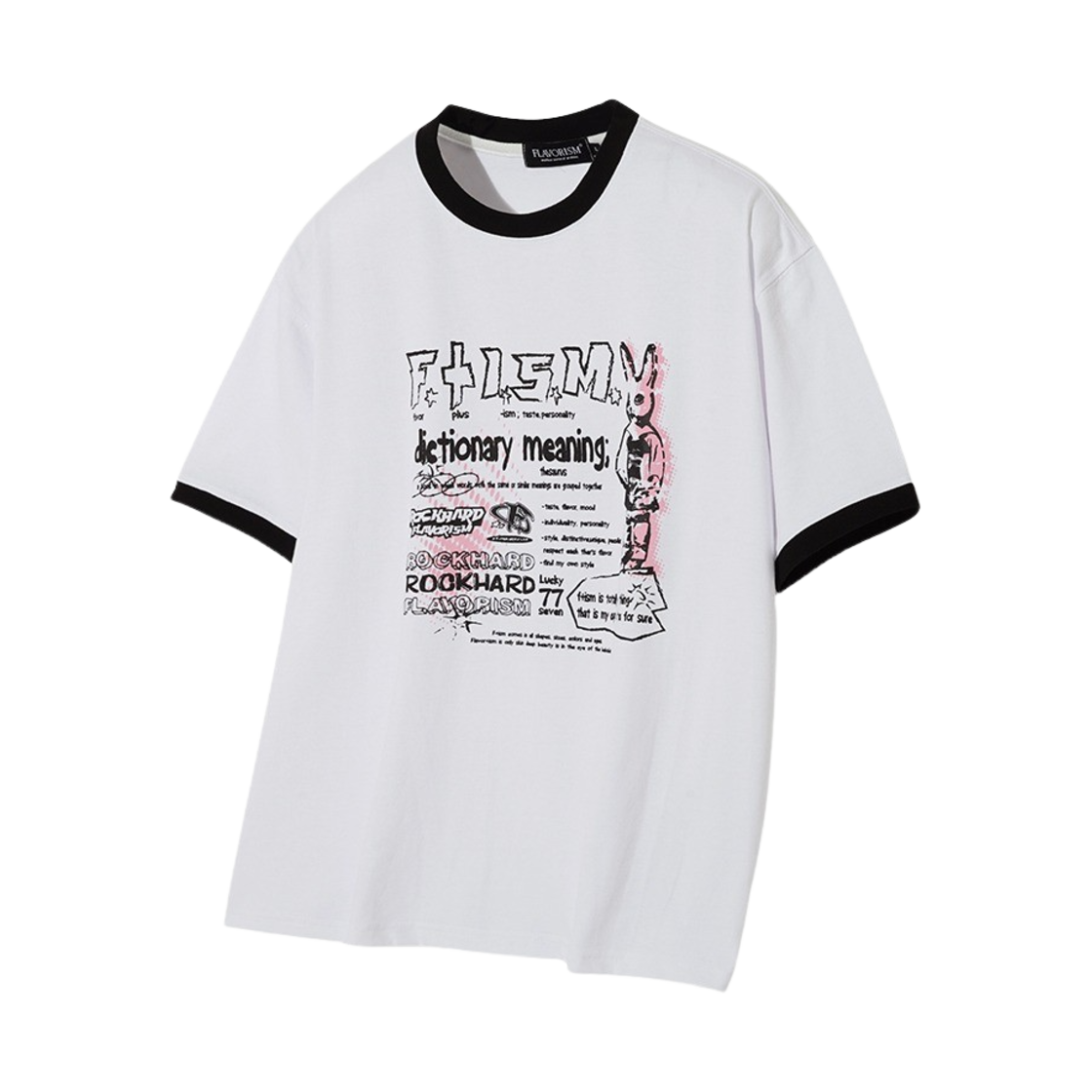 플레이버리즘 딕셔너리 티셔츠 화이트(Flavorism Dictionary T-Shirt White)