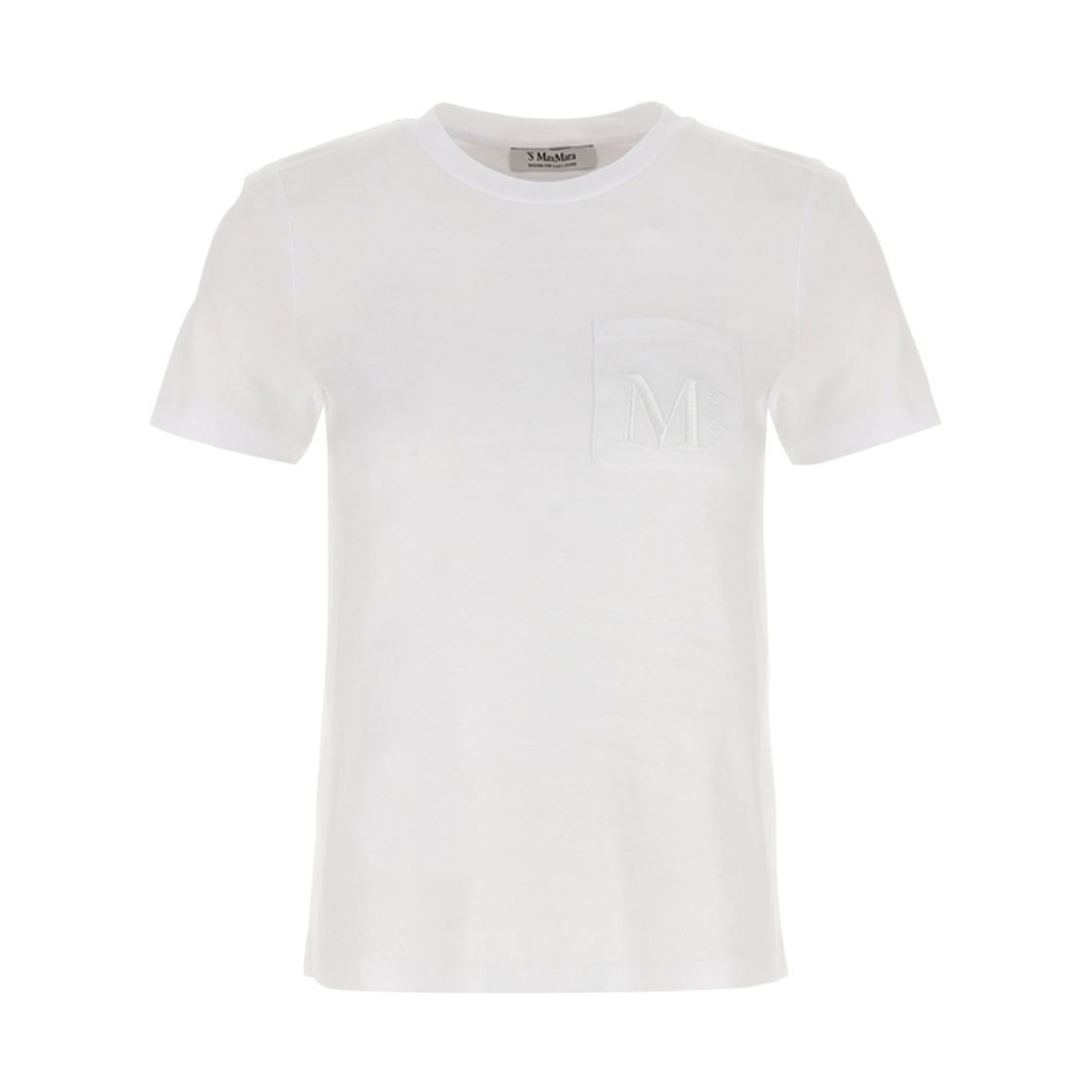 MADERA-001 (W) S Max Mara Madera Cotton T-Shirt White