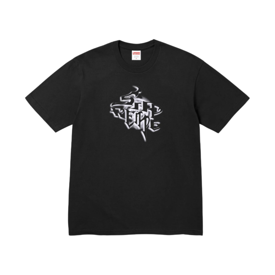 - Supreme Smoke T-Shirt Black - 24FW