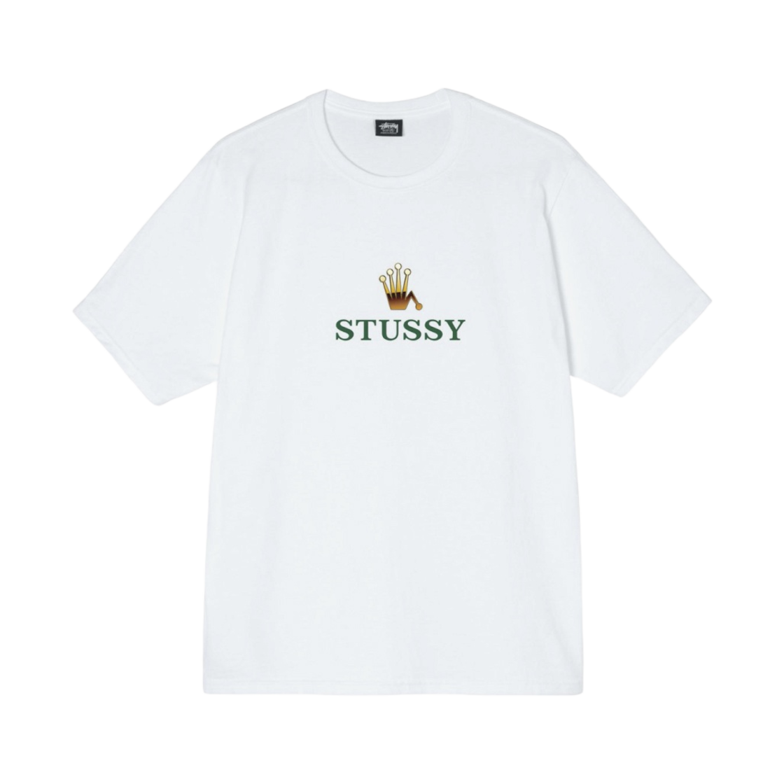 스투시 크라운 티셔츠 화이트