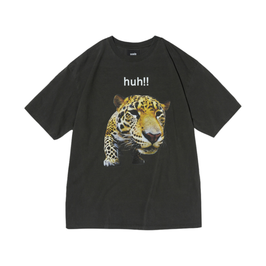 SDESTO016PBK [KREAM 단독] Suade Huh Leopard Tee Pigment Black