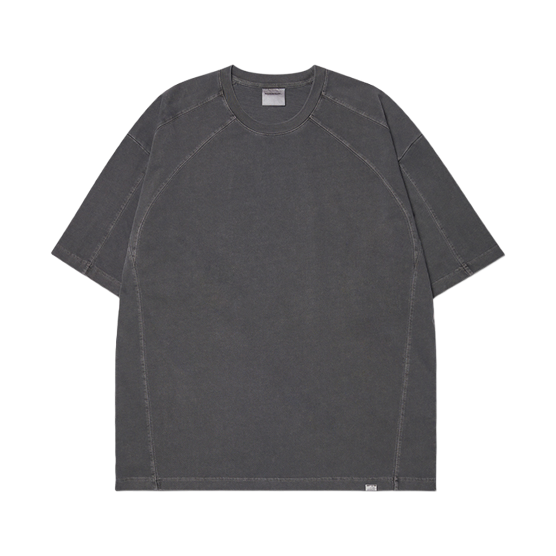 노매뉴얼 몰팅 티셔츠 차콜