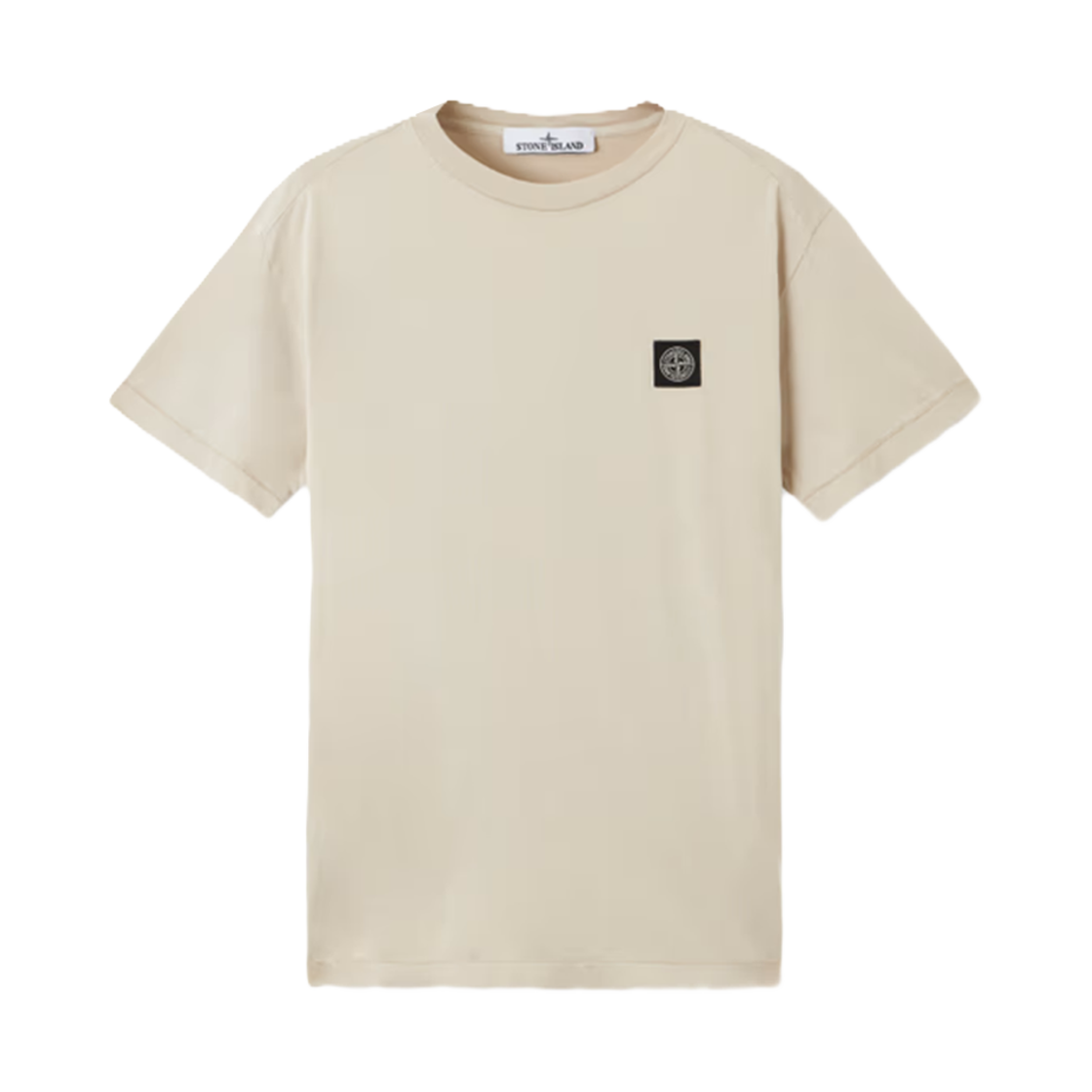 K1S1521000-39S0013-V0095 Stone Island 2100039 60/2 Cotton Jersey Slim-Fit T-Shirt with Compass Logo Patch Sand - 25SS