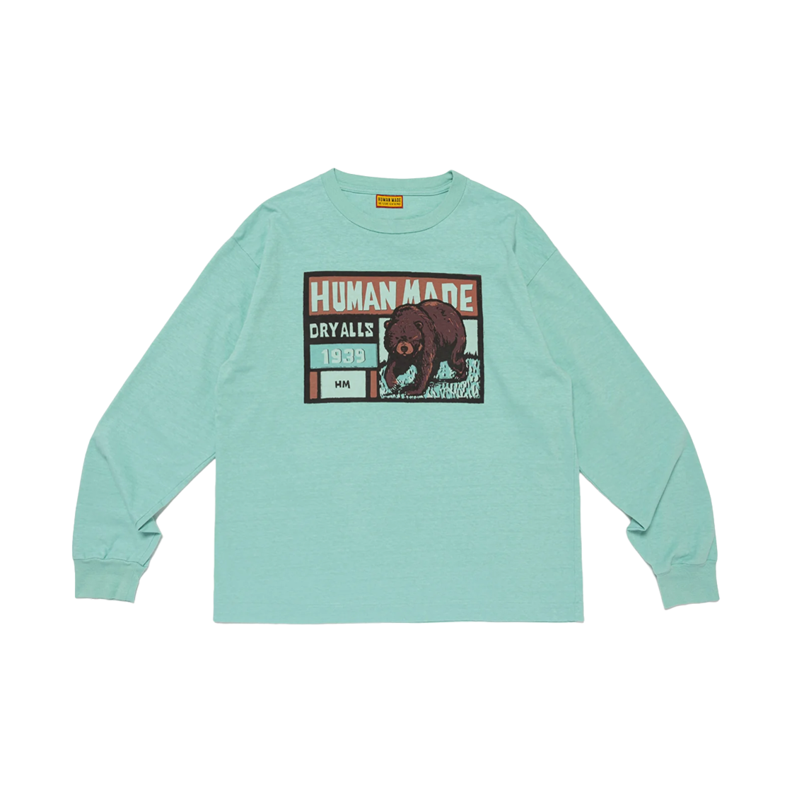 HM29CS024 Human Made Graphic L/S T-Shirt Green