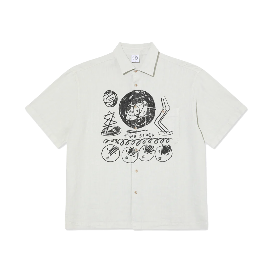 P000BIZE Polar Skate Co. Tom Shirt Ice Grey