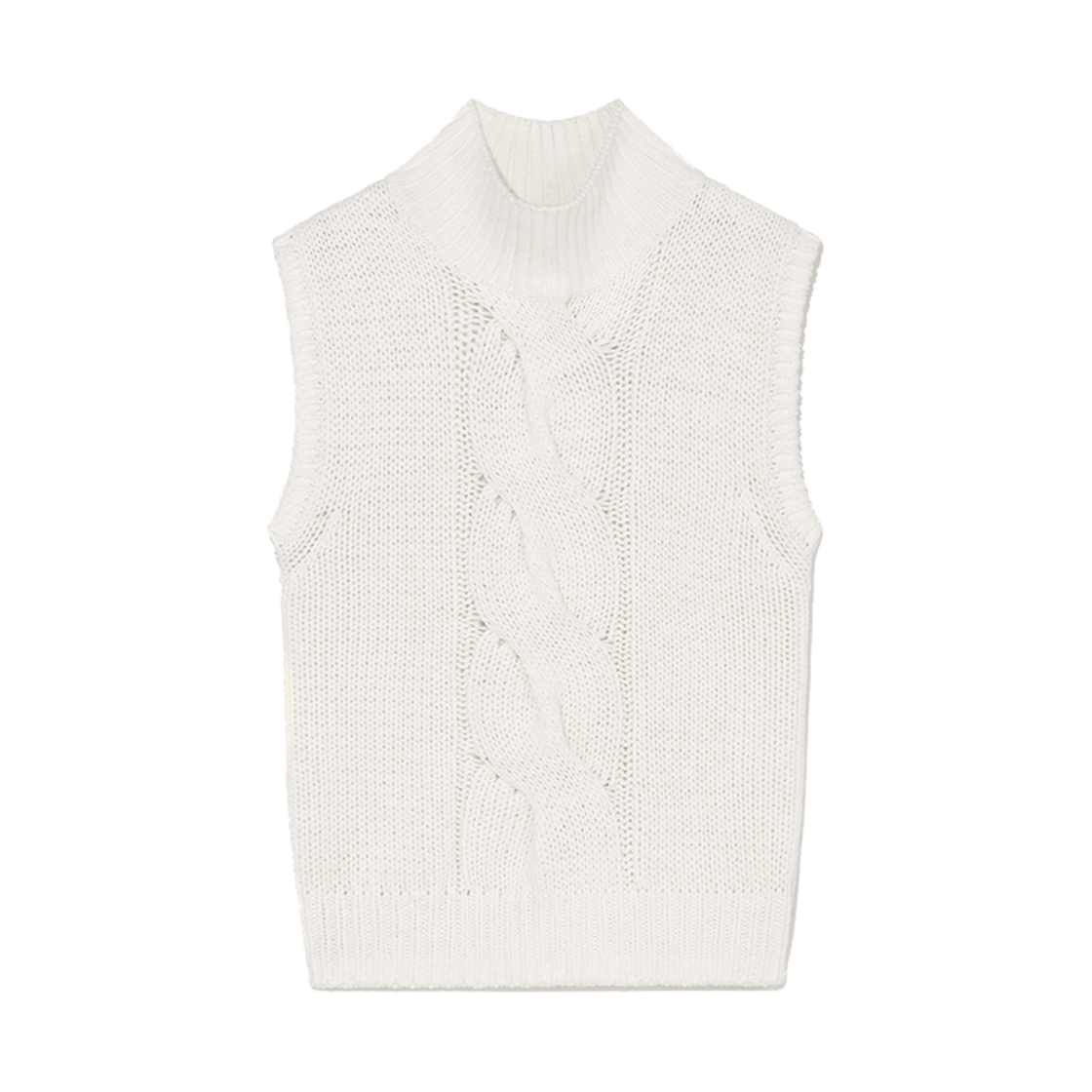 킨더살몬 우먼 테오도라 트위스트 슬리브리스 니트 화이트(Theodora Twist Sleeveless Knit White)