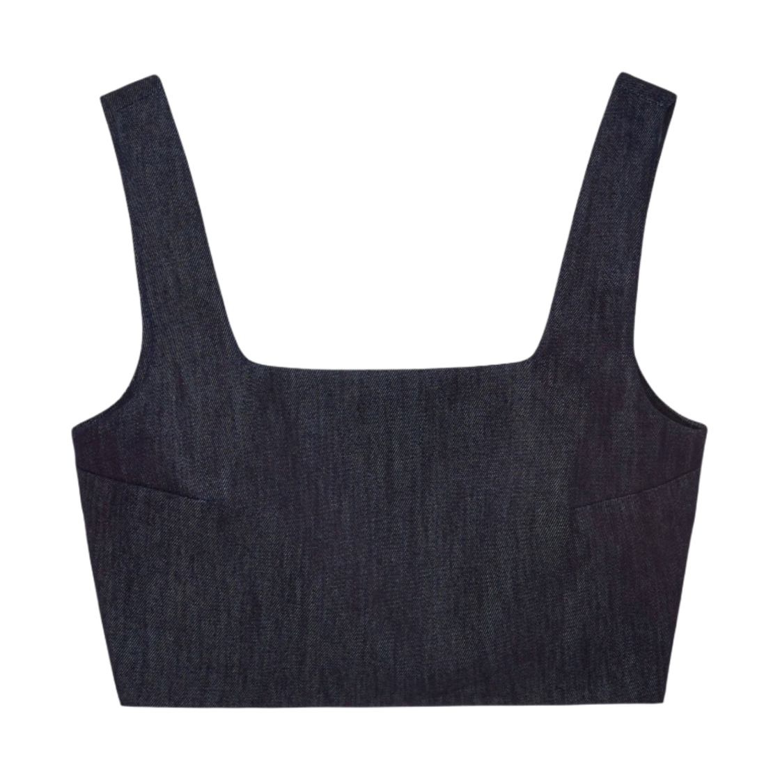 (W) 코스 데님 뷔스티에 네이비((W) COS Denim Bustier Navy) - 1