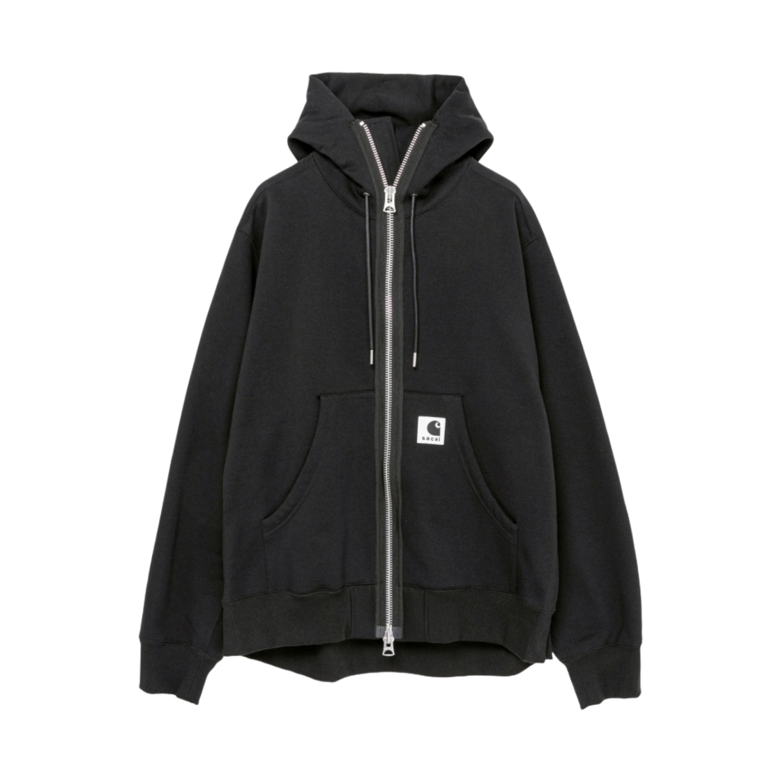 사카이 x 칼하트 WIP 후드 블랙(Sacai x Carhartt WIP Hoodie Black)