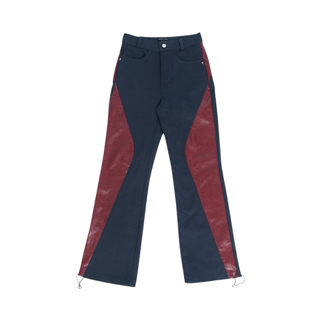 [KREAM 단독] 달링유어배드 우먼 레더 포인트 스트링 팬츠 네이비 와인([KREAM 단독] Darling You're Bad Women Leather Point String Pants Navy Wine)