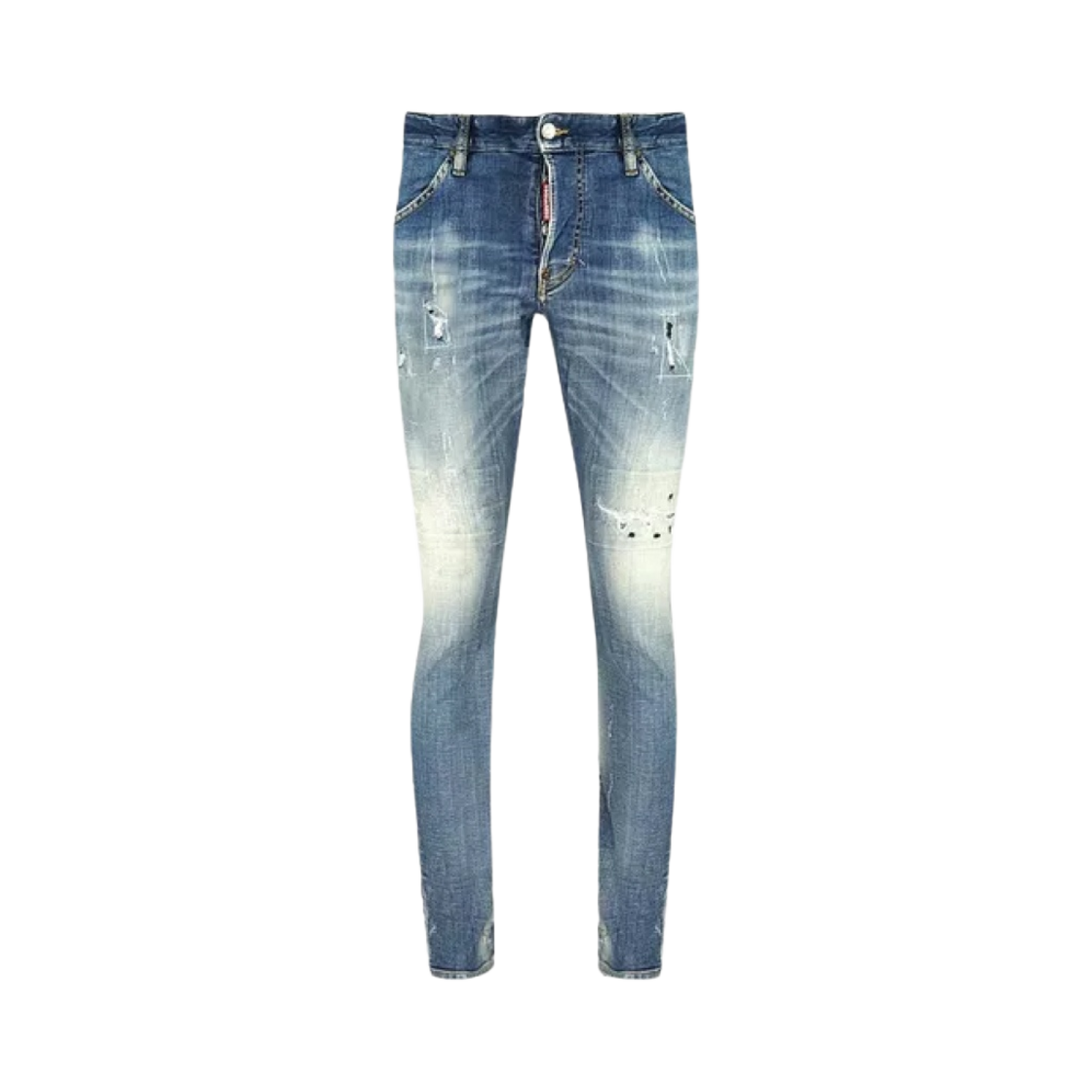 S74LB0748S30342470 Dsquared2 Sexy Twist Stitched Detail Jeans Blue