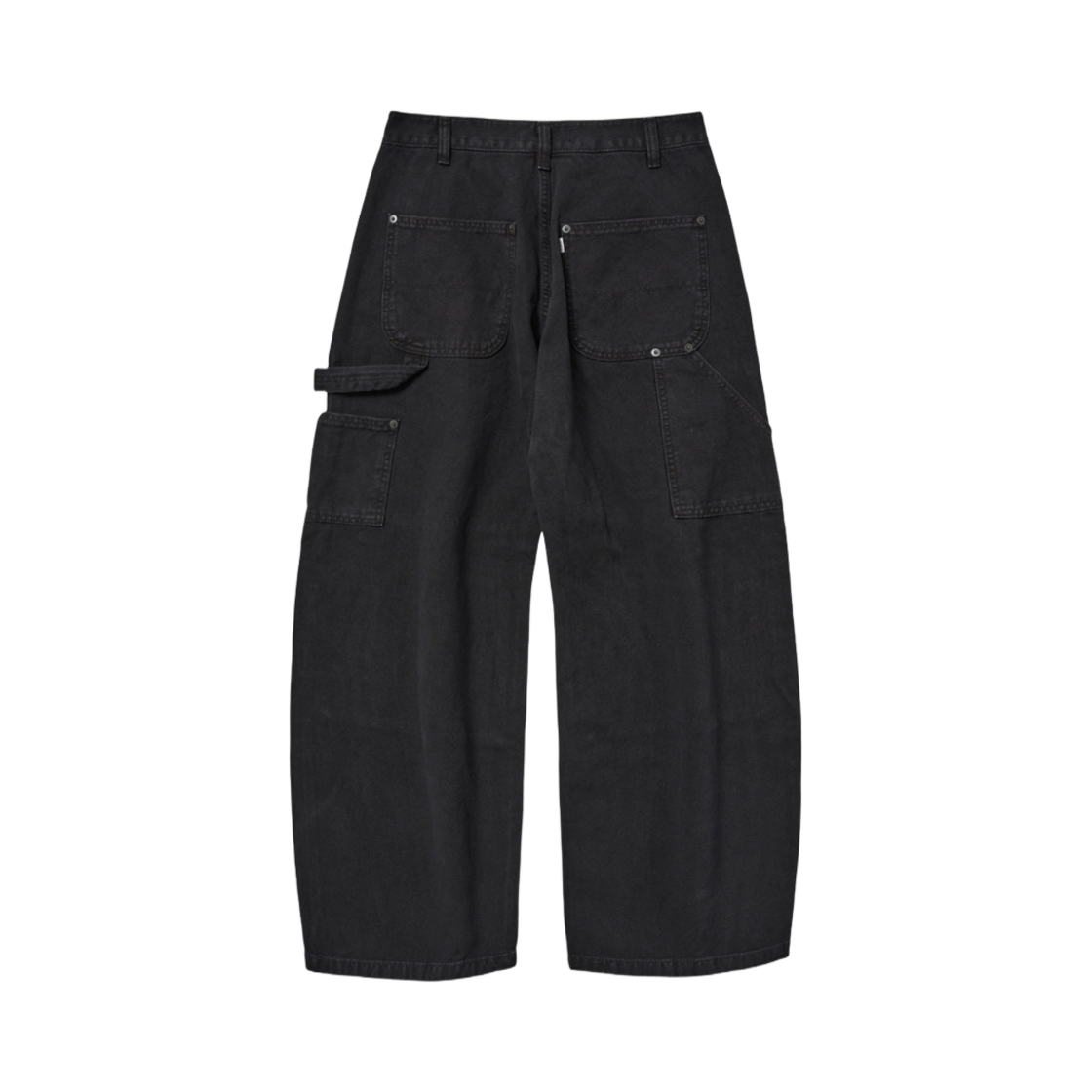 해칭룸 빈티지 더블 니 팬츠 블랙(Hatchingroom VTG Double Knee Pants Black) - 2